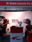 Mr Mobile stand at Australian Motorcycle Expo